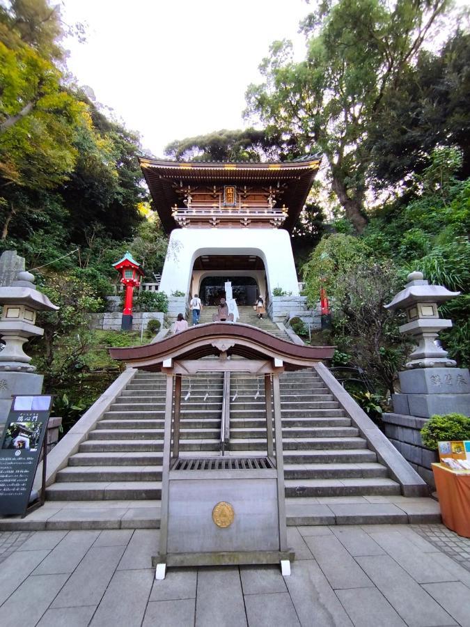 江の島の頂上から海を眺める一棟ヴィラ 一組限定貸切 The Enoshima Villa Ao Fujisawa Dış mekan fotoğraf